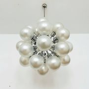 Chromed 1970s Sputnik Chandelier by Motoko Ishii for Staff