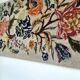 1970s wall tapestry with large multicoloured flowers