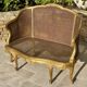 Louis XV Style Gilded Wood Bench