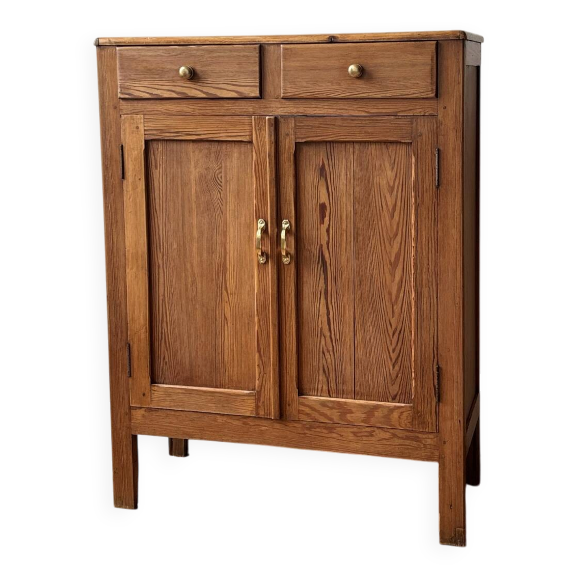 Massive pitch pine buffet
