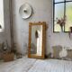80s pine mirror