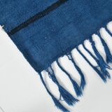 Mid Century Modern Blue Vintage Rug, 147x222Cm