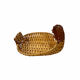 Woven wicker duck basket