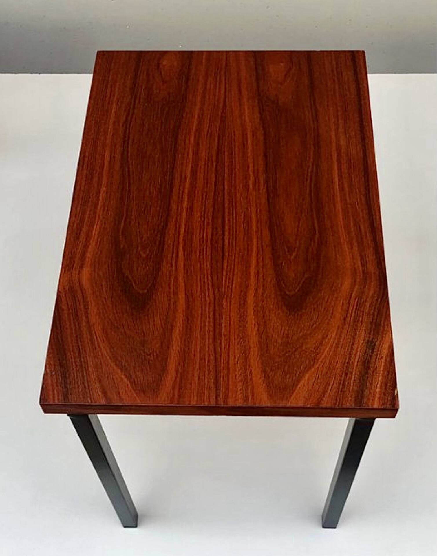 Nest Tables in Teak and Black Iron by Cees Braakman for Pastoe, year