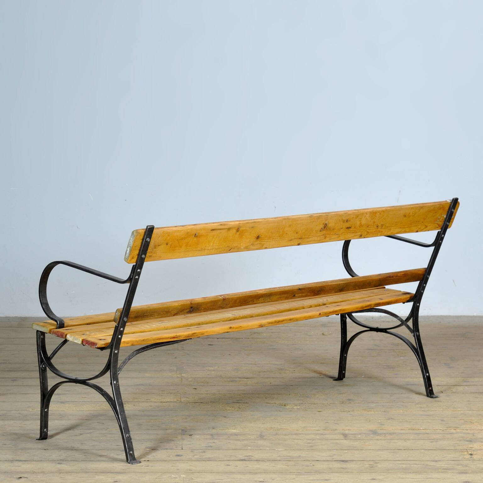 Riveted Iron Park Bench, 1920’s