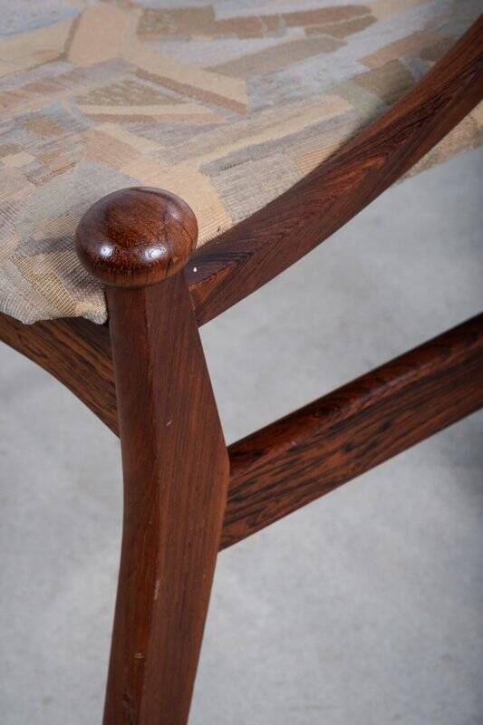 Dining Chairs in Rosewood by Vestervig Erikson for Brdr. Tromborg, 1960s, Set of 6