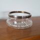 Glass cup and silver frame