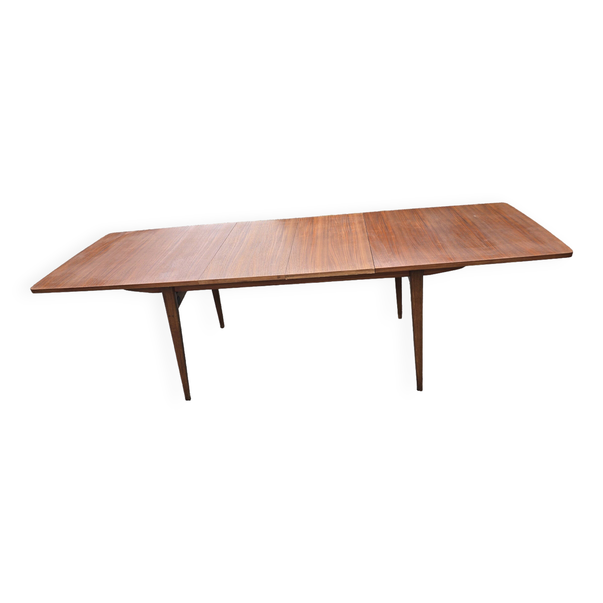 Scandinavian extendable table from the 60s in teak, 250cm L