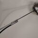 Vintage arc floor lamp with a chrome metal balance, 1970.