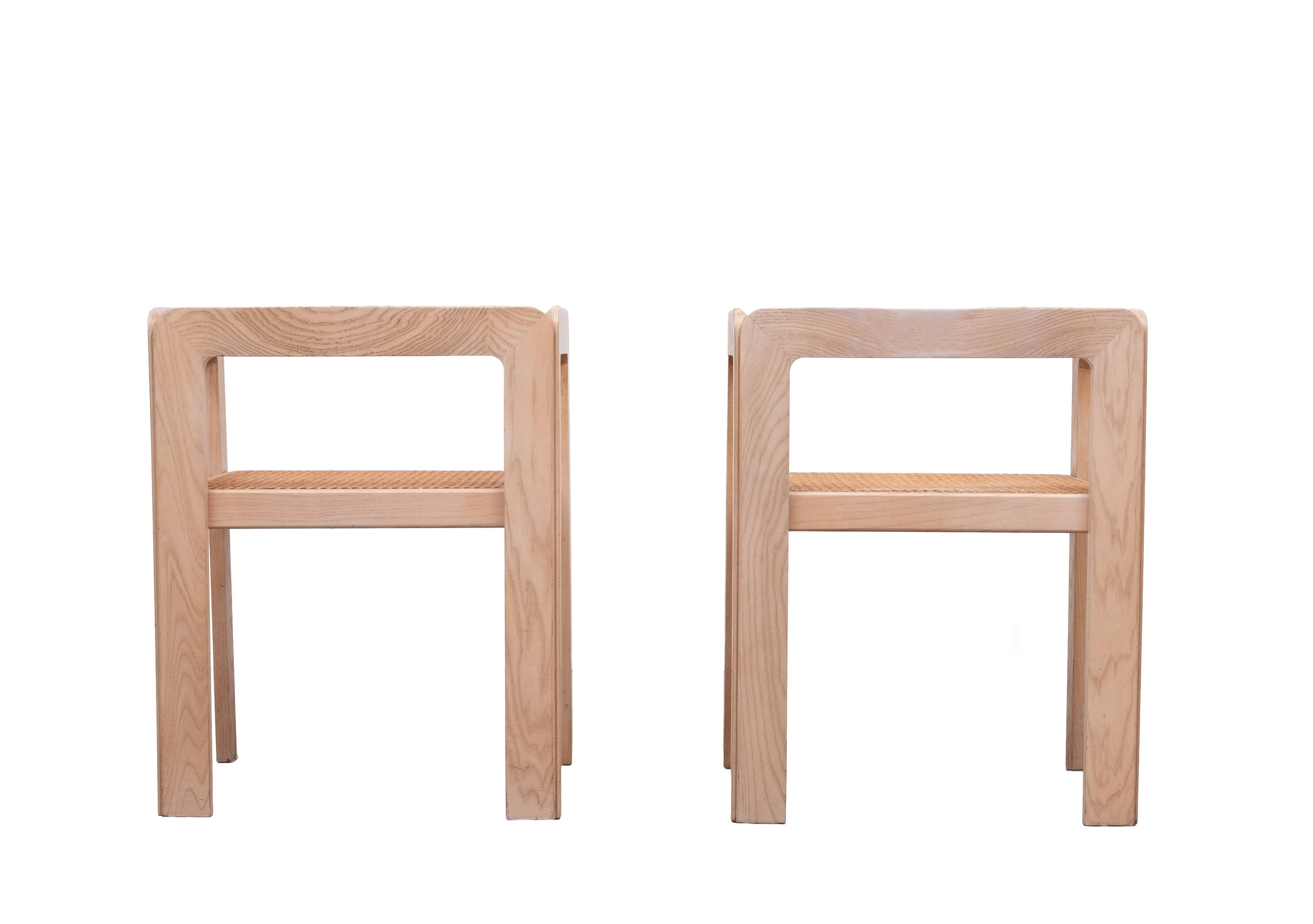 Derk Jan de Vries "Samara" Arm Chairs for Maisa Di Seveso Milano