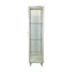 Old metal pharmacy cabinet medicine cupboard glass industrial 1950s