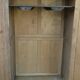 Cabinet feet compass 2 doors wooden gross vintage