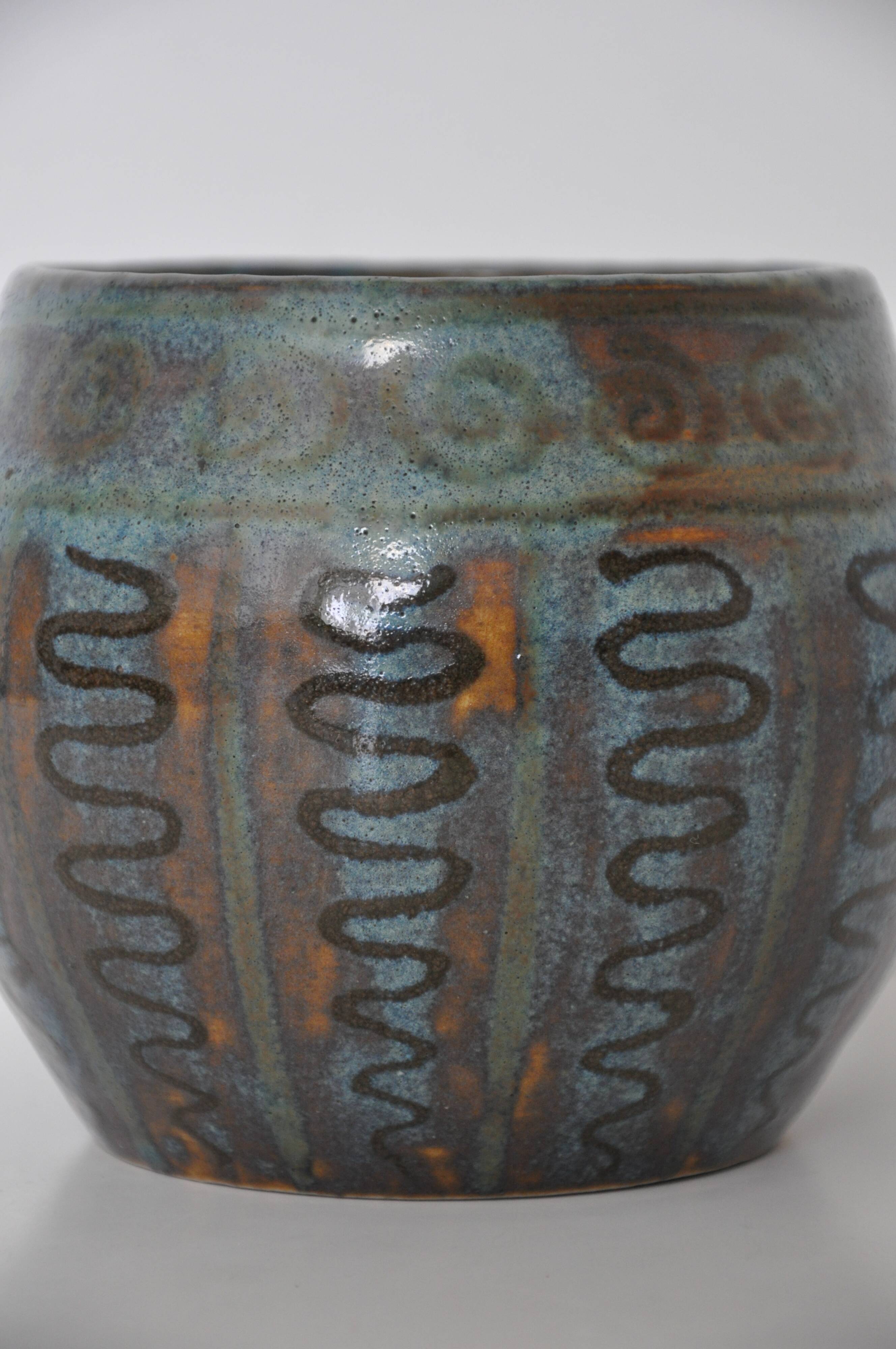 Ceramic vase Henri Gandais