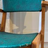 Green bridge chair - 1950s/60s
