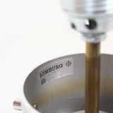 Table lamp in opaline glass by Glashutte Limburg