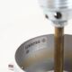 Lampe de table en verre opalin par Glashutte Limburg