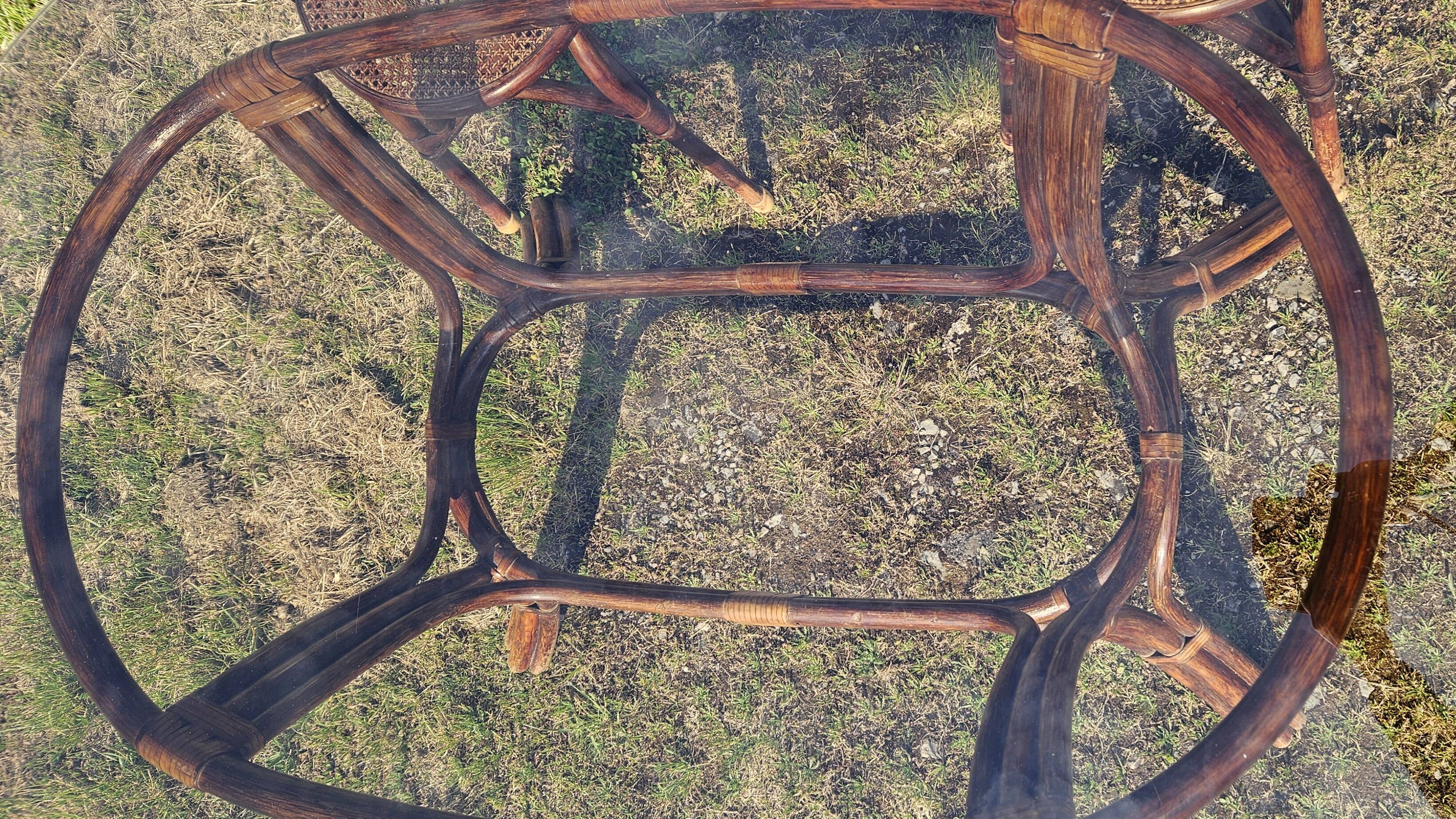 Vintage Rattan and Cane Dining Room