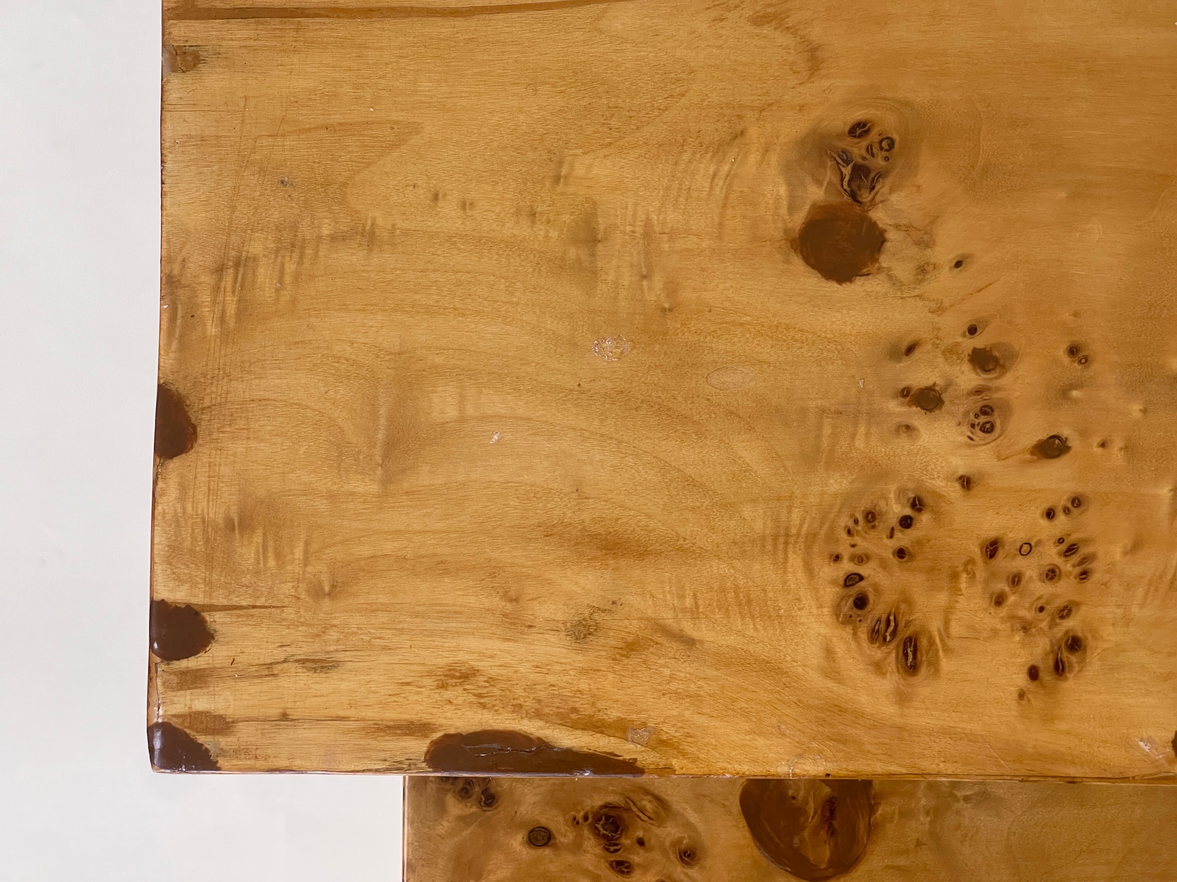 1970s burl nest tables