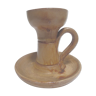 Candlestick in sandstone, cellar rat