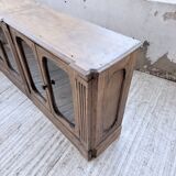 Enfilade display cabinet, solid oak, 1920.