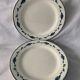 Lot of 8 flat plates and 8 hollow plates in ancient blue salins earthenware
