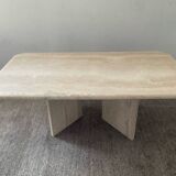 Table basse en travertin années 70