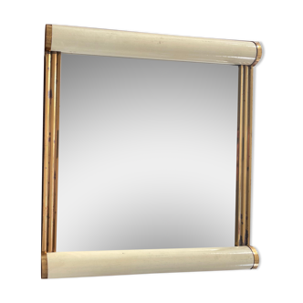Gilded mirror top and rectangular ivory