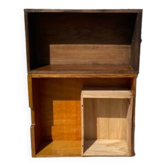 Vintage oak geometric drawer floor