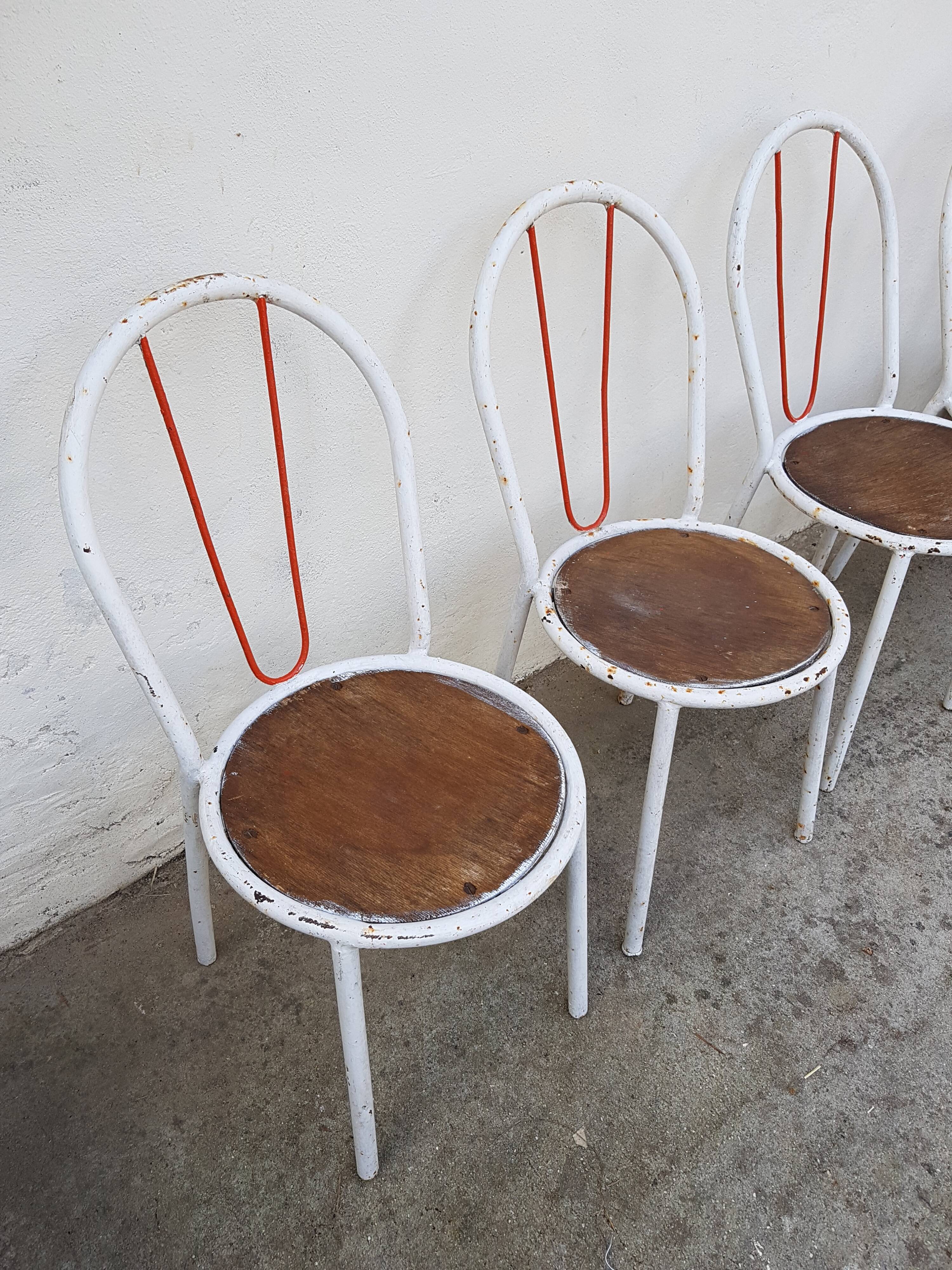 Lot de 4 chaises de bistrot