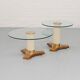 Tables de style Art Déco par Thörmer des années 1980