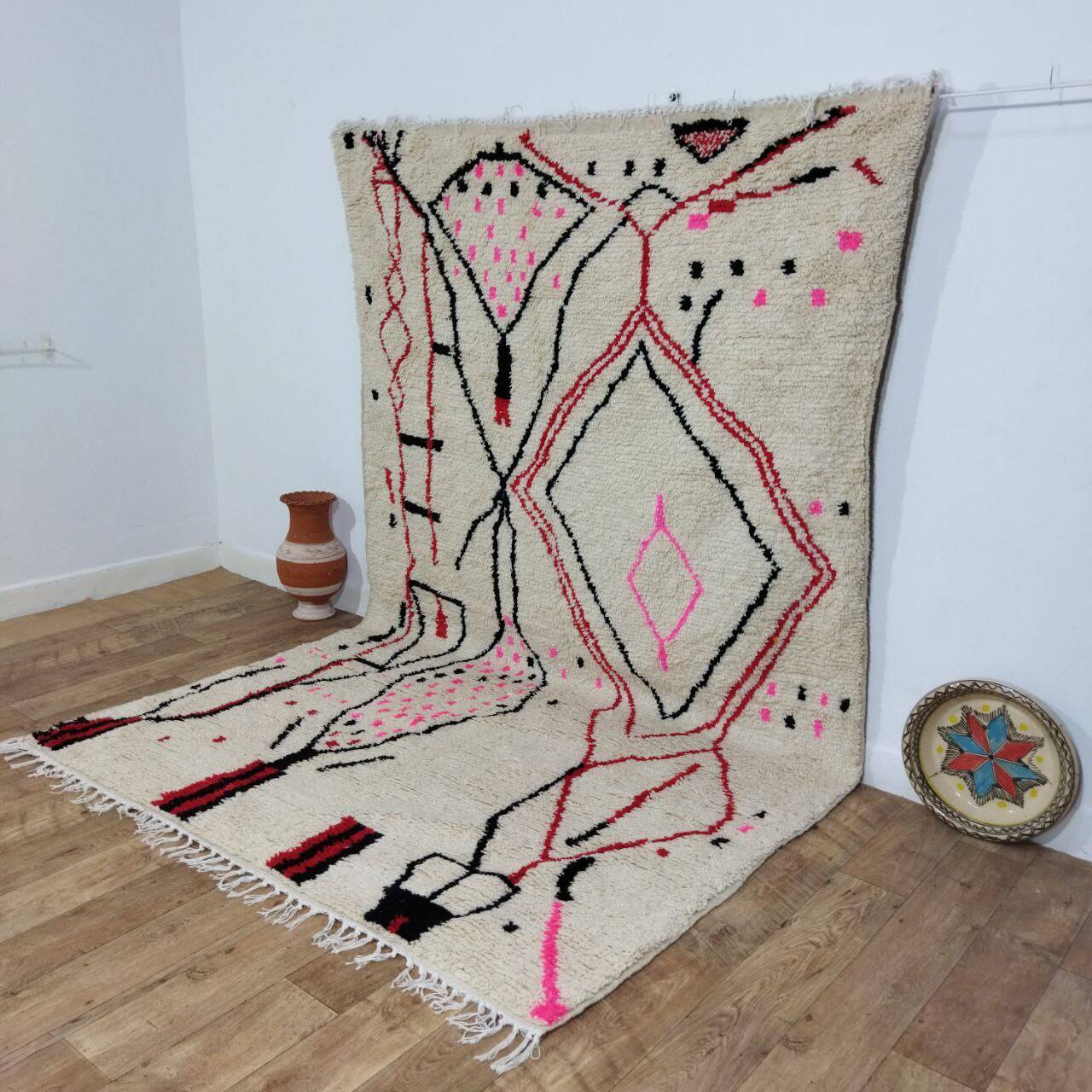 Handmade Moroccan Berber rug 310 X 194 CM