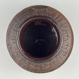 Small vintage ceramic vase by Aldo Londi for Bitossi, Italy, 1970s.