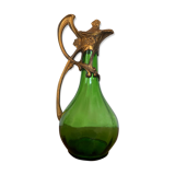 Aiguière carafe en verre soufflé