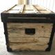 Flat light wooden trunk
