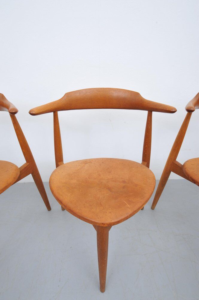FH4104 Heart Chair by Hans J. Wegner for Fritz Hansen, 1950s