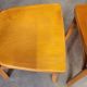 Series of 4 bistro chairs signed Baumann 1950 vintage