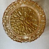 Amber ceiling lamp Caralux Planet 70s