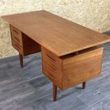 60s 70s teak desk desk Danish Modern Design Denmark