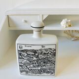 Bouteille flacon en porcelaine