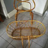 Rattan cradle 60s