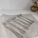 Set of 6 cake forks Christofle model Albi