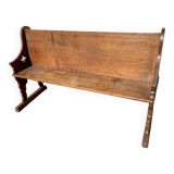 Banc d’église en chêne