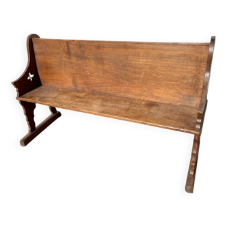 Banc d’église en chêne