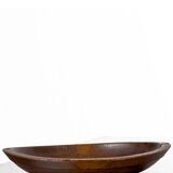 Vintage hand-carved wooden bowl