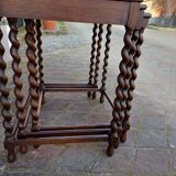 Mahogany nesting tables, set of 3
