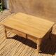 Bamboo coffee table - refurbished - unique piece