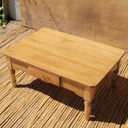 Bamboo coffee table - refurbished - unique piece