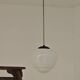 Czechoslovak opaline and Bakelite Bauhaus suspension