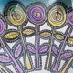 Carlo Pagani's  glass flower pattern 1950