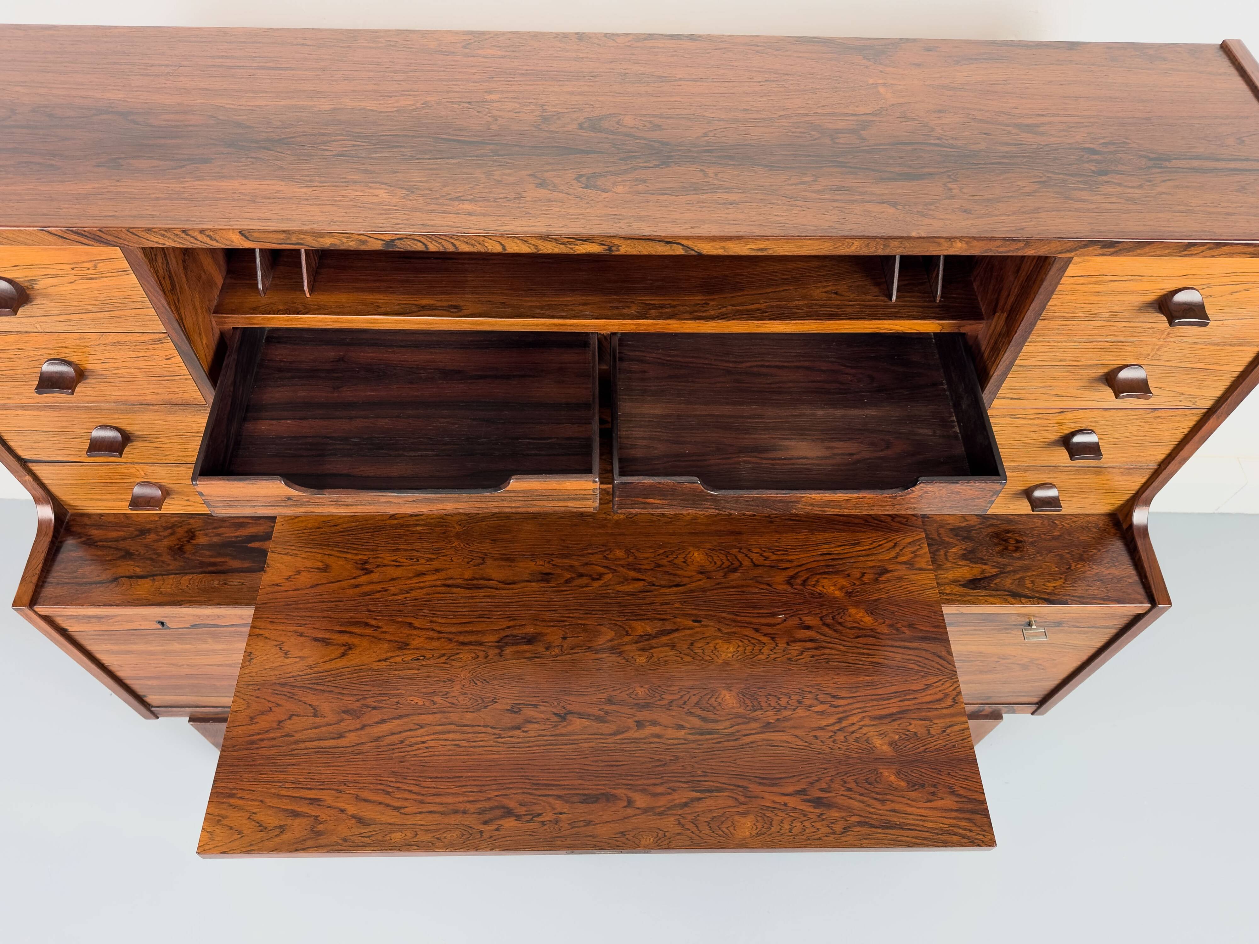 Bureau Secrétaire Mid Century par Arne Wahl Iversen pour Vinde Møbelfabrik, 1960s